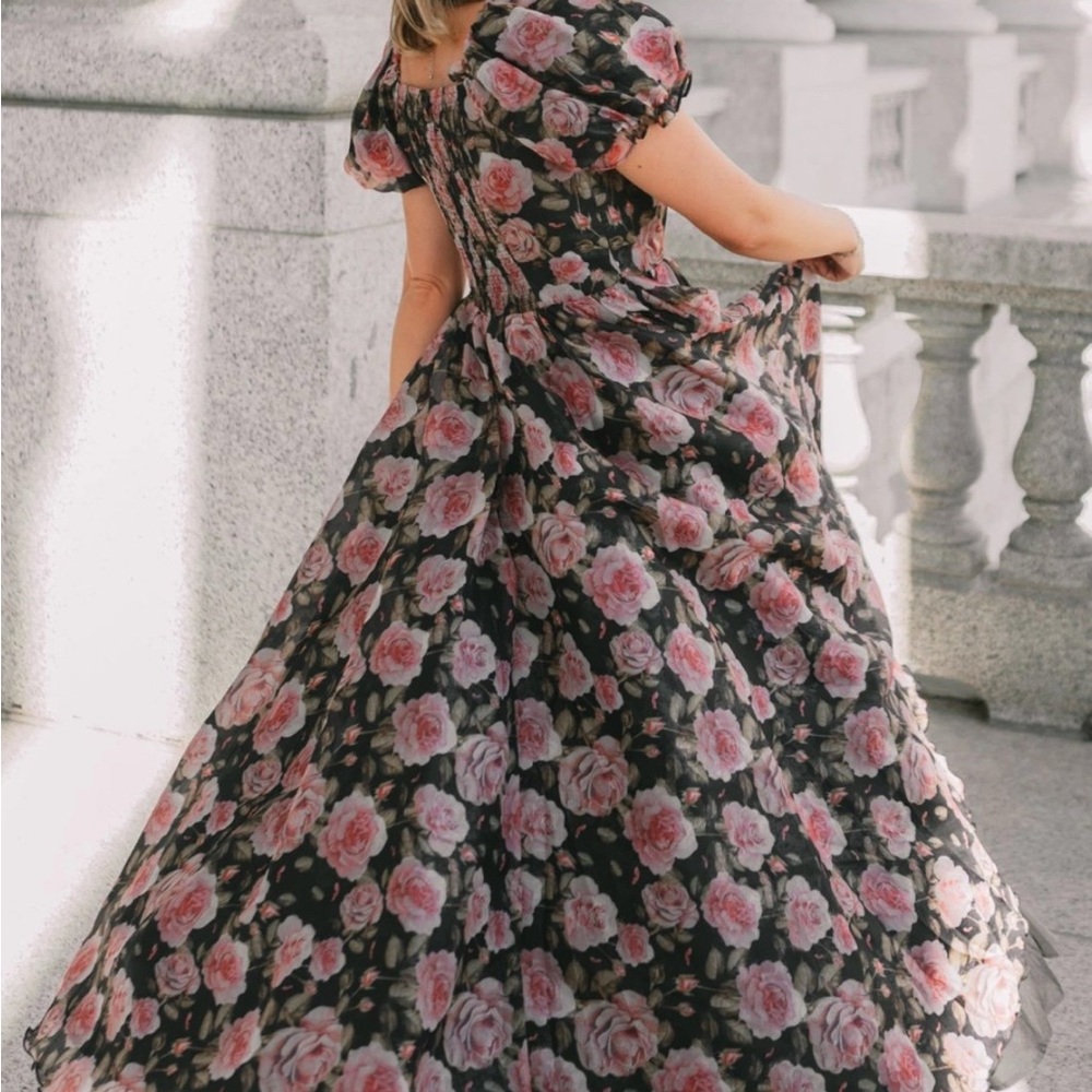 Ivy City Co. Melody dress in Midnight Rose